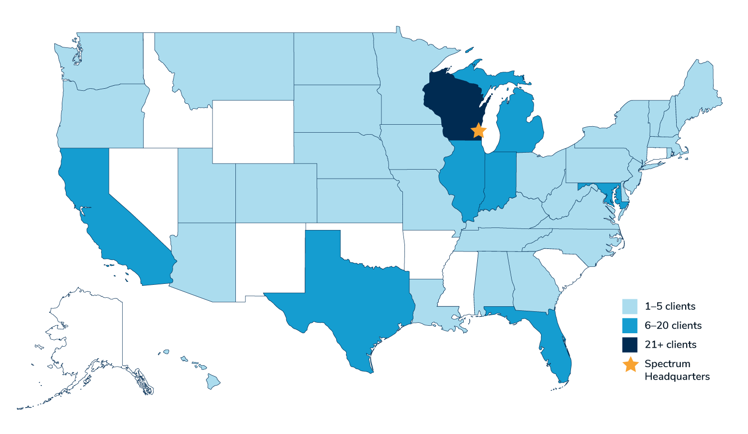 Spectrum Nonprofit clients across the country.